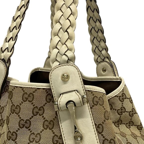 GUCCI GG Pattern Horse Bit Jacquard Leather Shoulder Bag bran553-100425 - Picture 5 of 16